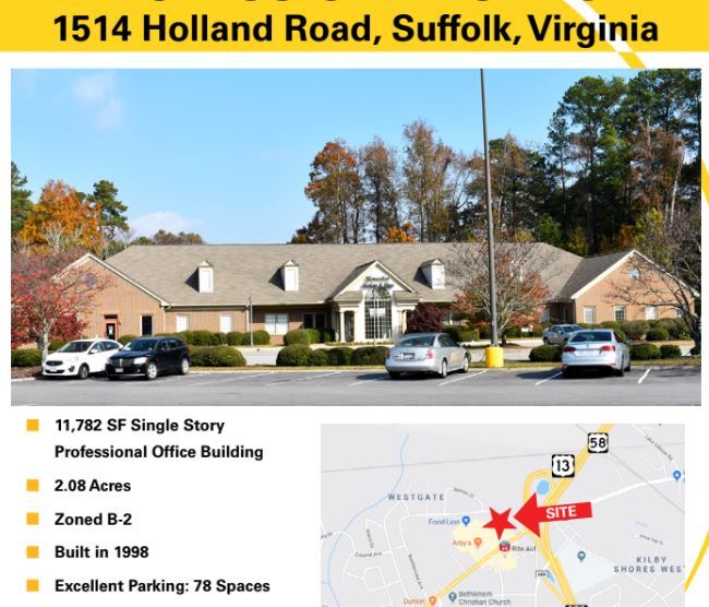 More Photos Of 1514 Holland Rd, Suffolk Office Residential For Lease