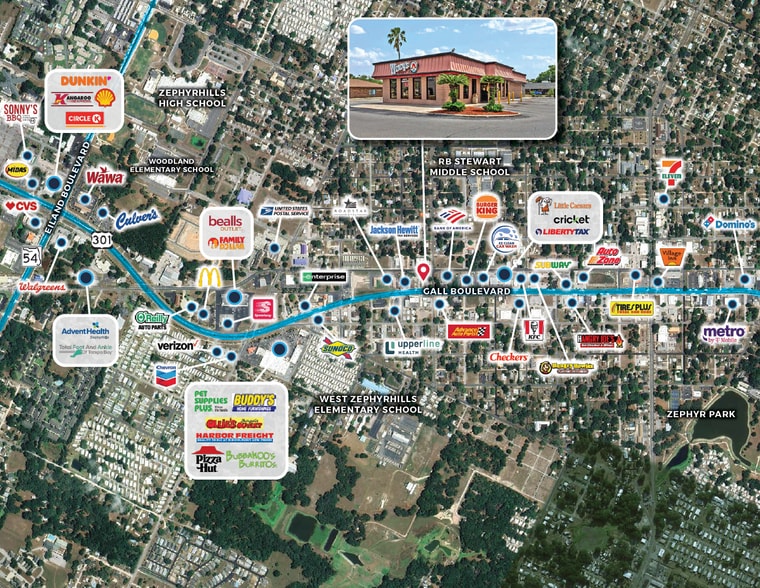 More Photos Of 5658 Gall Blvd, Zephyrhills Freestanding For Lease