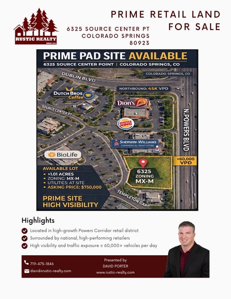 Primary Photo Of 6325 Source Center Pt, Colorado Springs Land For Sale