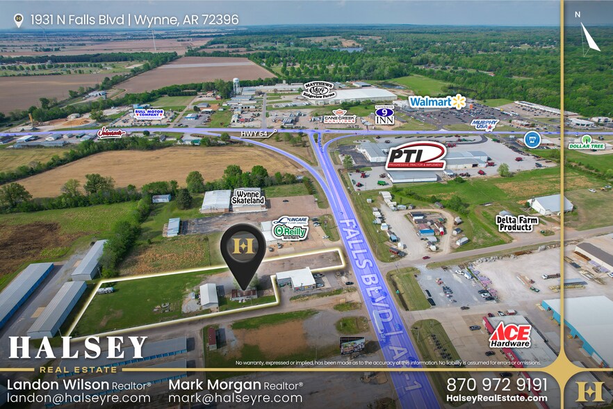 More Photos Of 1931 Falls Blvd N, Wynne Land For Sale