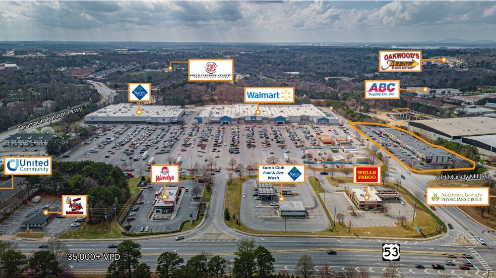 More Photos Of 3885 Mundy Mill Rd, Oakwood Freestanding For Lease
