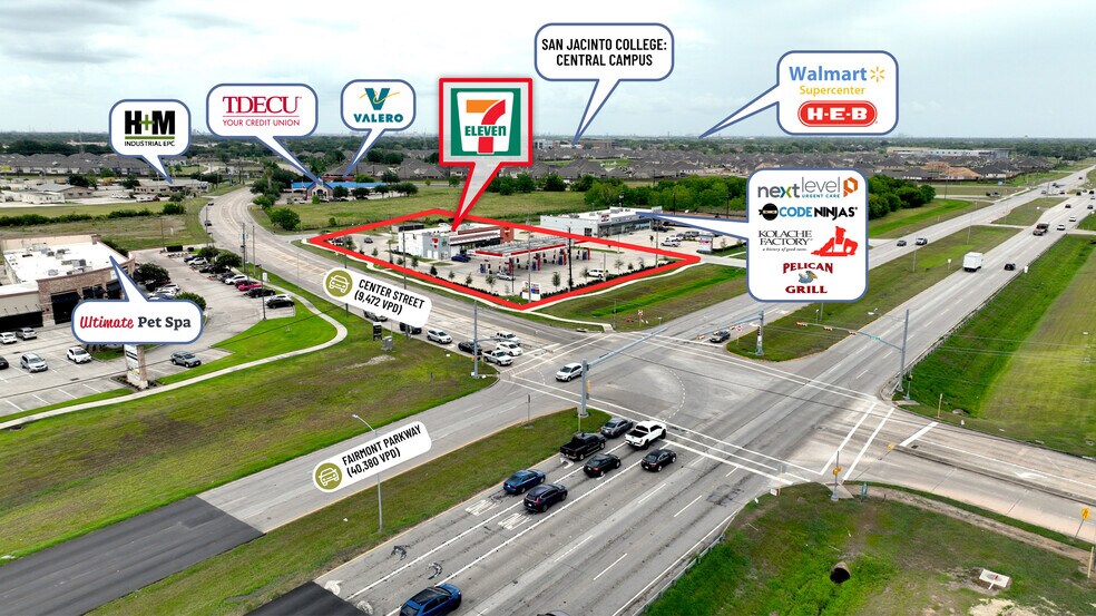 More Photos Of 7303 Fairmont Pky, Pasadena Freestanding For Sale