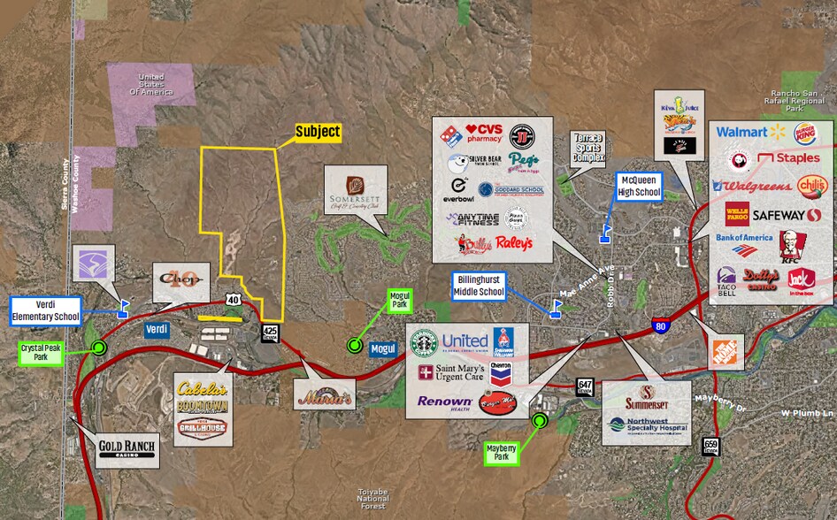 More Photos Of 0 HIGHWAY 40 Hwy, Verdi Land For Sale