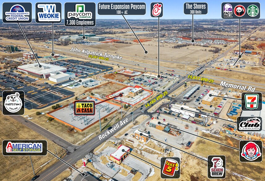 More Photos Of 7100 W Memorial Rd, Oklahoma City Fast Food For Sale