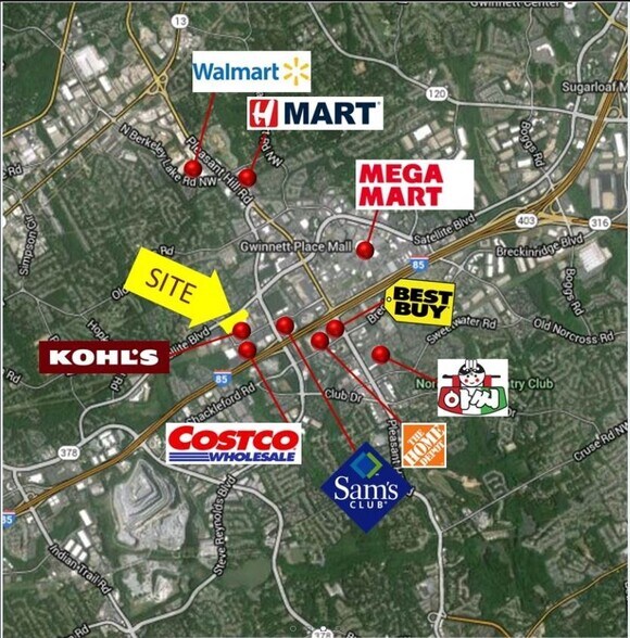 More Photos Of 4020 Satellite Blvd, Duluth Service Station For Lease