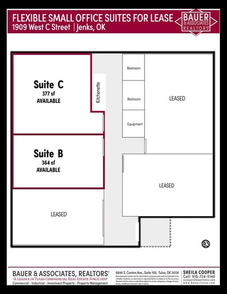 More Photos Of 1909 W C St, Jenks Office For Lease