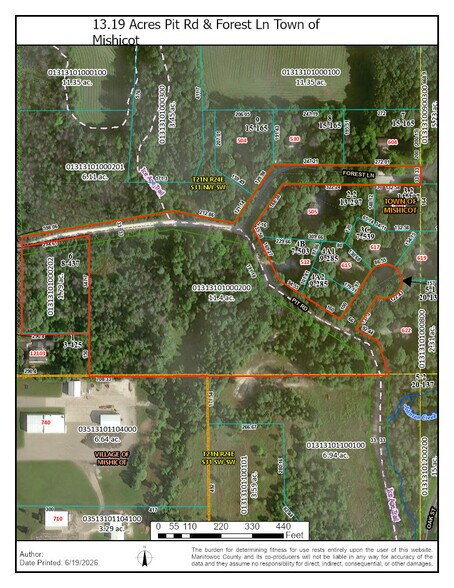 Primary Photo Of Lot 1 & 2 Pit Rd @ County Rd B, Mishicot Land For Sale