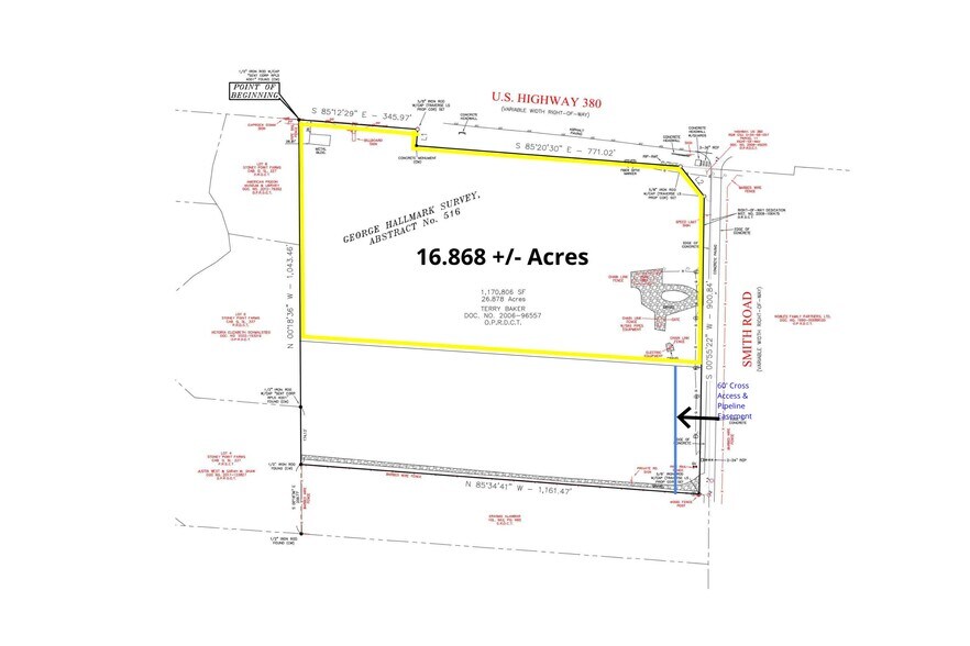 More Photos Of TBD HWY 380 @ Smith Road, Ponder Land For Sale