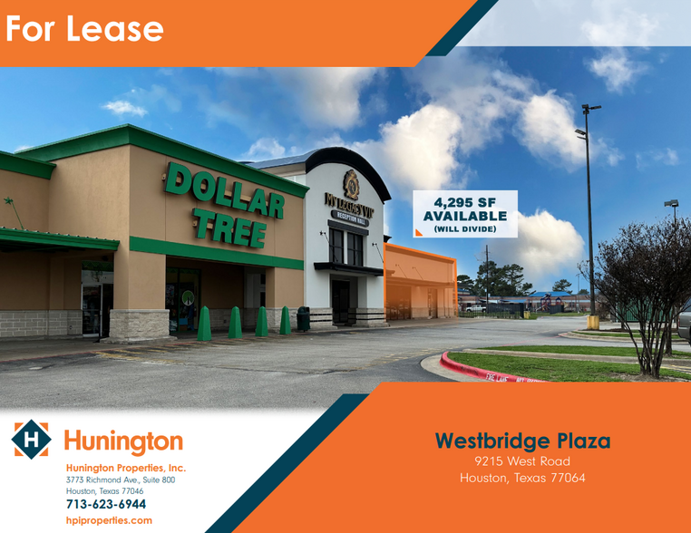 Primary Photo Of 9211-9215 West Rd, Houston Storefront For Lease