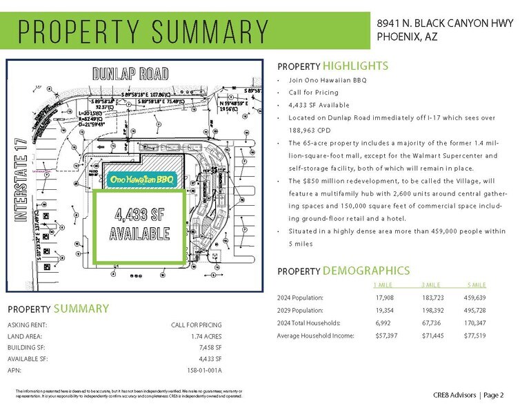 More Photos Of 8941 N Black Canyon Hwy, Phoenix Restaurant For Lease