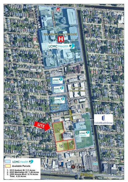 More Photos Of 3500 Houma Blvd, Metairie Land For Lease