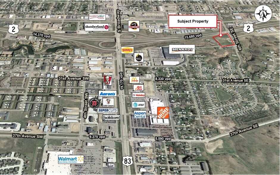 More Photos Of 6th Street SE, Minot Land For Sale