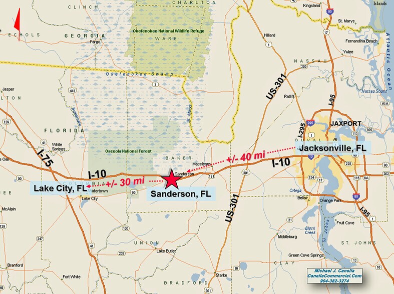 More Photos Of I-10 & CR-229, SANDERSON, FL 32040, Sanderson Land For Sale