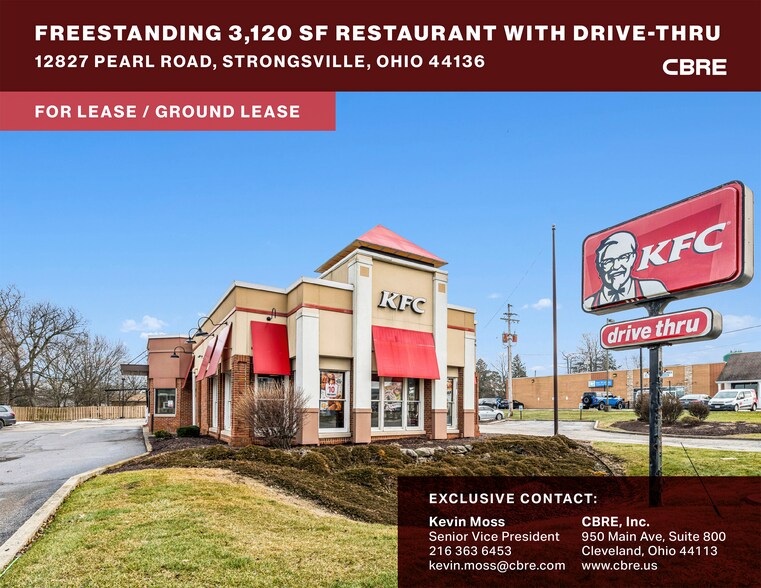 Primary Photo Of 12827 Pearl Rd, Strongsville Fast Food For Lease