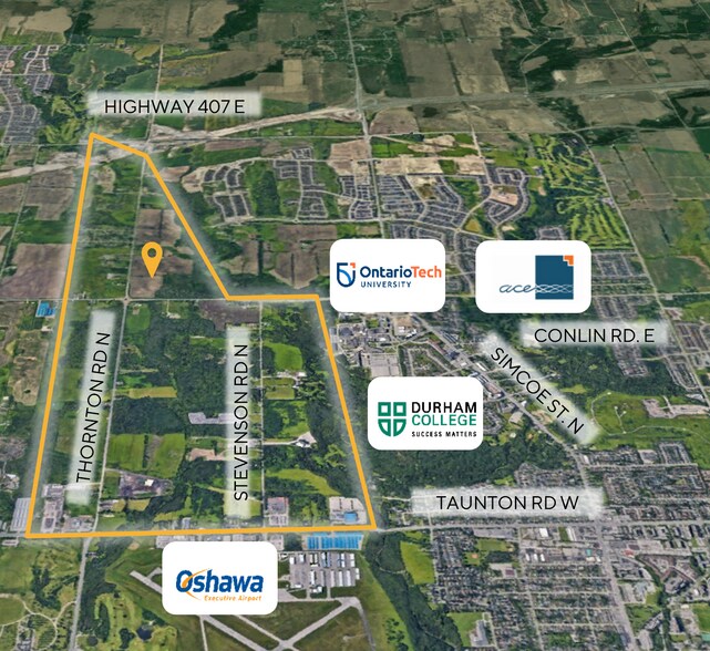 More Photos Of Thornton Rd N & Conlin Rd W Rd W, Oshawa Land For Sale