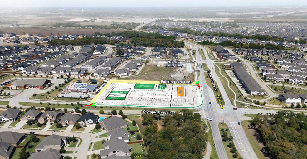 Primary Photo Of NWQ of Trinity Falls Pkwy & Olympic Crossing, McKinney Freestanding For Lease