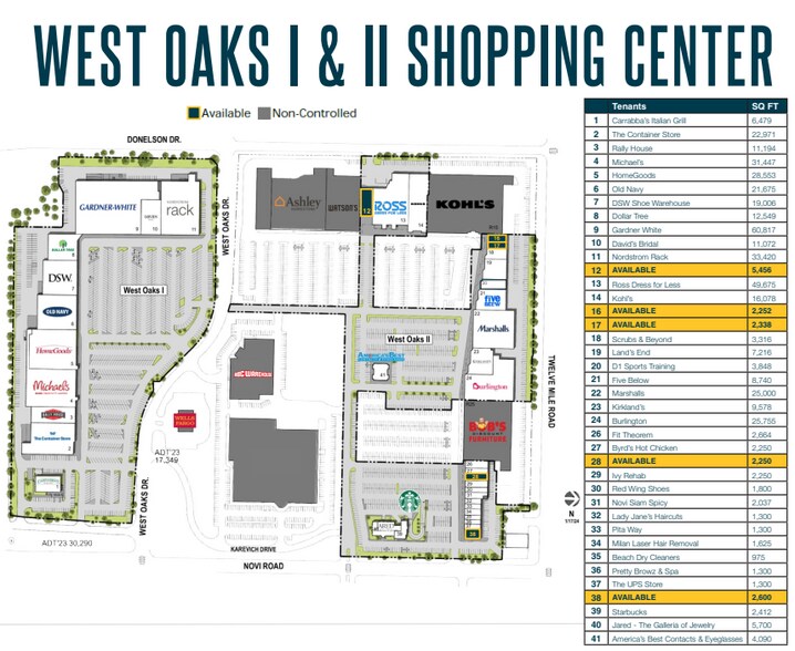 More Photos Of 43455-43825 W Oaks Dr, Novi Unknown For Lease