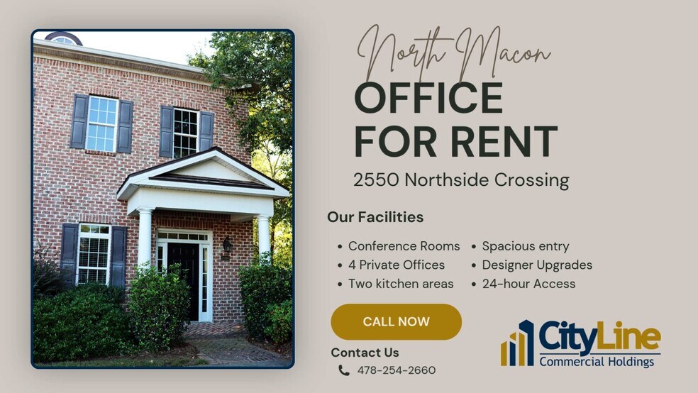 Primary Photo Of 2550 Northside Xing, Macon-Bibb Office For Lease