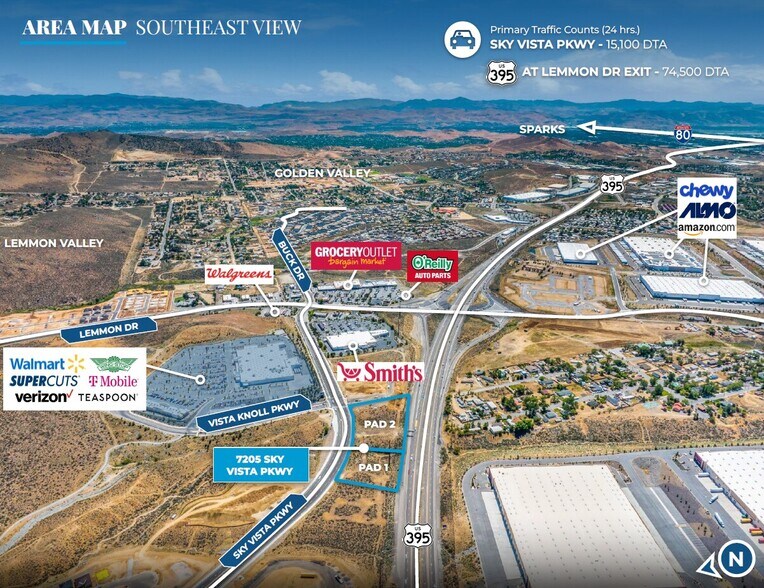 More Photos Of 7155 Sky Vista Pky, Reno Land For Sale