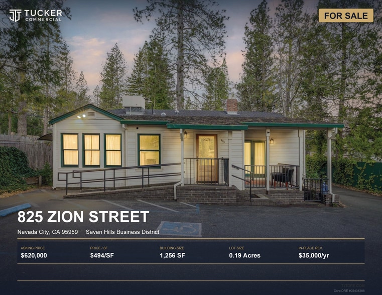 Primary Photo Of 825 Zion St, Nevada City Office For Sale