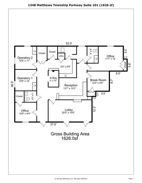 More Photos Of 1348 Matthews Township Pky, Matthews Office For Sale