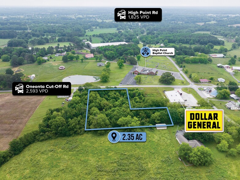 Primary Photo Of adj. to 420 Highpoint Road Rd, Albertville Land For Sale