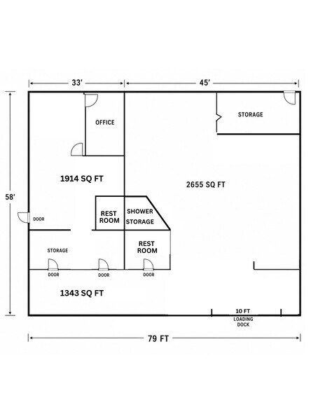 More Photos Of 298 N Pine St, Globe Light Distribution For Sale
