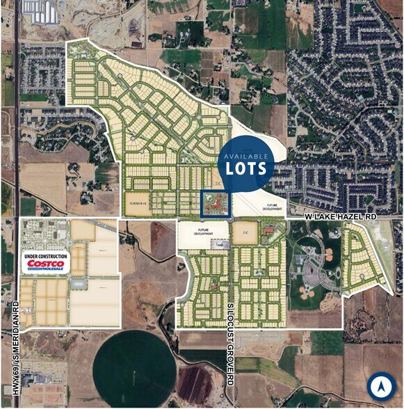More Photos Of NWC Lake Hazel, Meridian Land For Sale