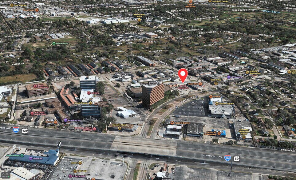 More Photos Of 8777 S Gessner Dr, Houston Freestanding For Lease