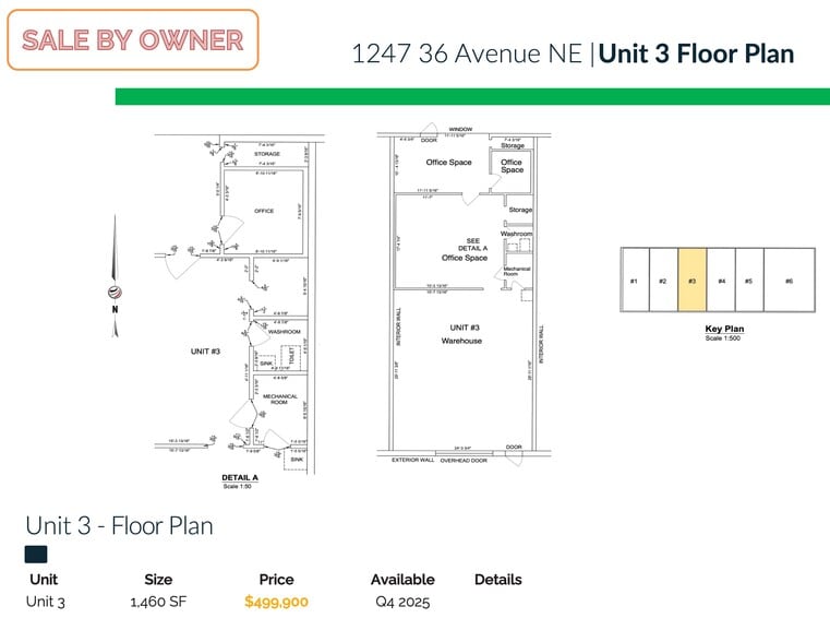 More Photos Of 1247 36th Ave NE, Calgary Warehouse For Sale
