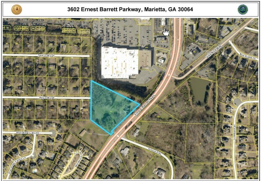 More Photos Of 3602 Ernest W. Barrett Parkway, Marietta Land For Sale