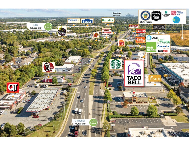 More Photos Of 9015 S Tryon St, Charlotte Fast Food For Sale