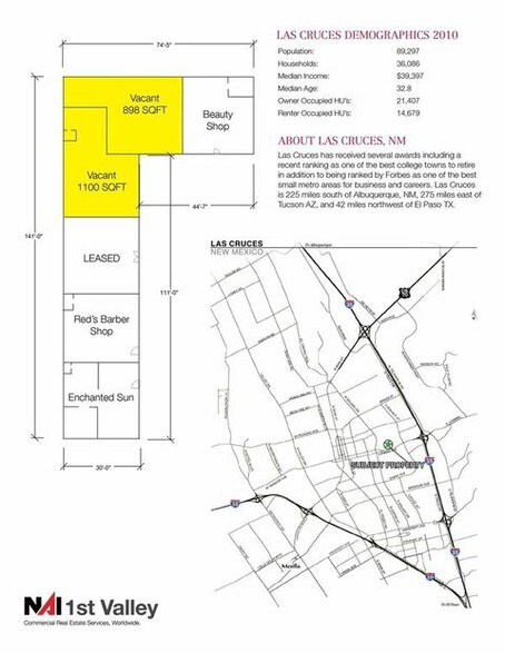 More Photos Of 1675 E Lohman Ave, Las Cruces Storefront For Lease
