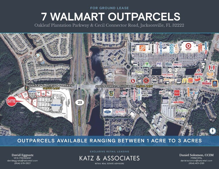 Primary Photo Of SWC Oakleaf Plantation Pky & Cecile Commerce Center Pk, Jacksonville Land For Lease