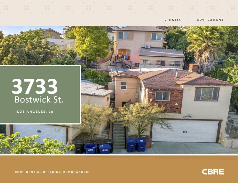 More Photos Of 3733 Bostwick St, Los Angeles Apartments For Sale