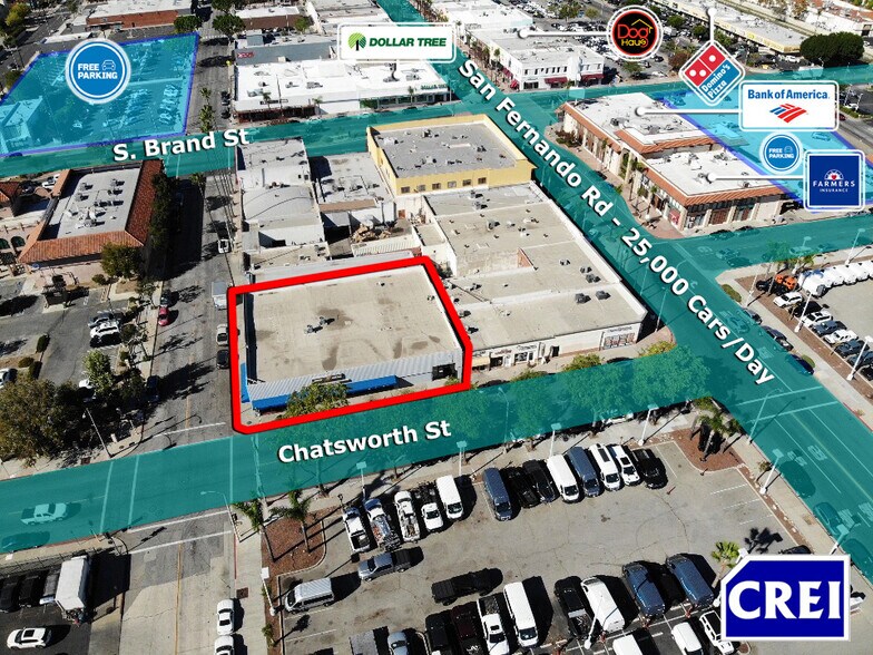 More Photos Of 215 Chatsworth Dr, San Fernando Freestanding For Lease