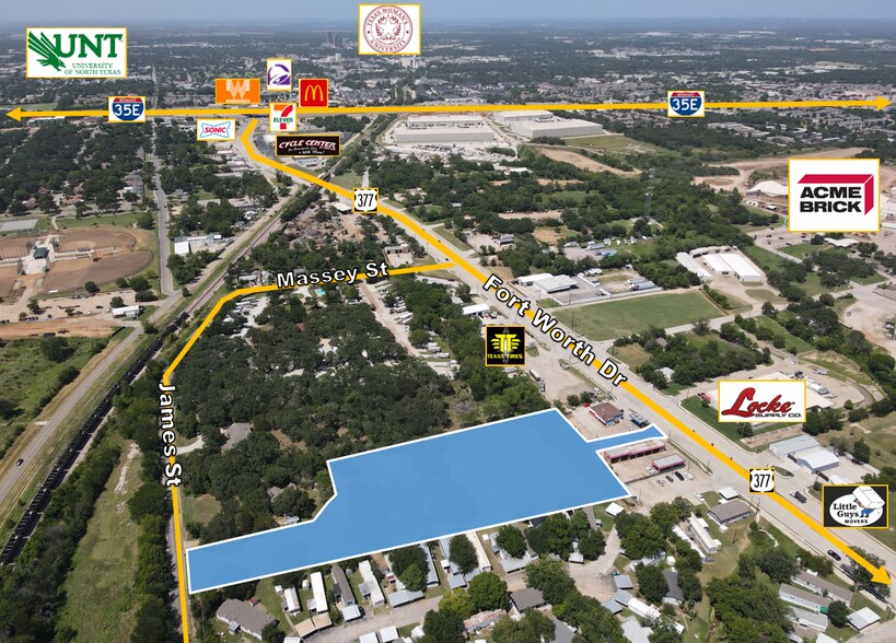 Primary Photo Of 2001 James St, Denton Land For Lease