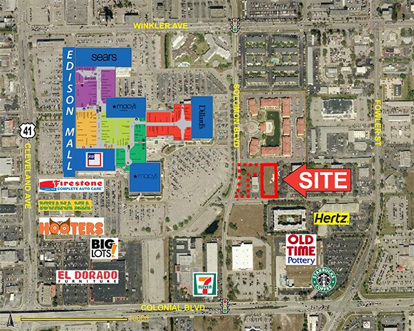 Primary Photo Of 2337 E. Mall Dr, Fort Myers Land For Sale