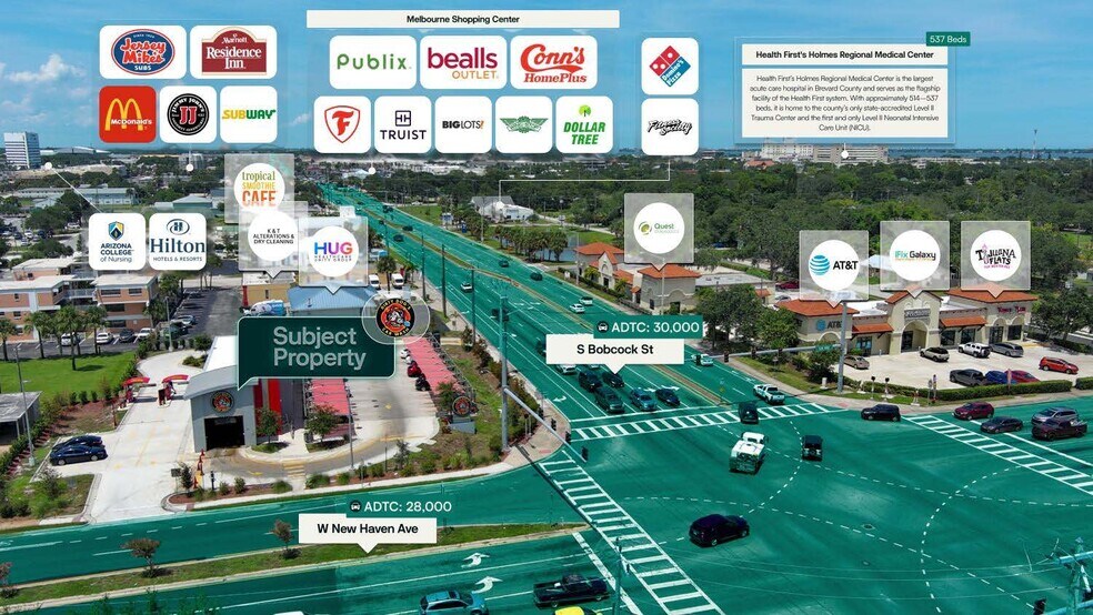 More Photos Of 10 W New Haven Ave, Melbourne Service Station For Sale