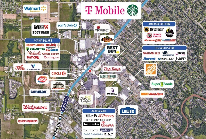 More Photos Of 5709 Johnston St, Lafayette Storefront For Lease
