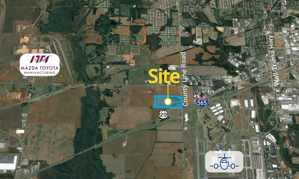 More Photos Of 10040 County Line Rd, Madison Land For Sale