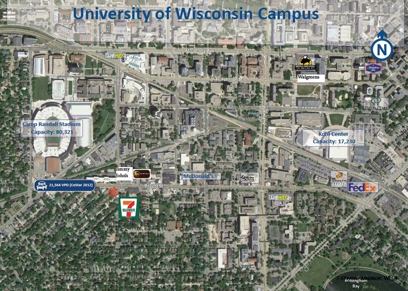 More Photos Of 1401 Regent St, Madison Convenience Store For Sale