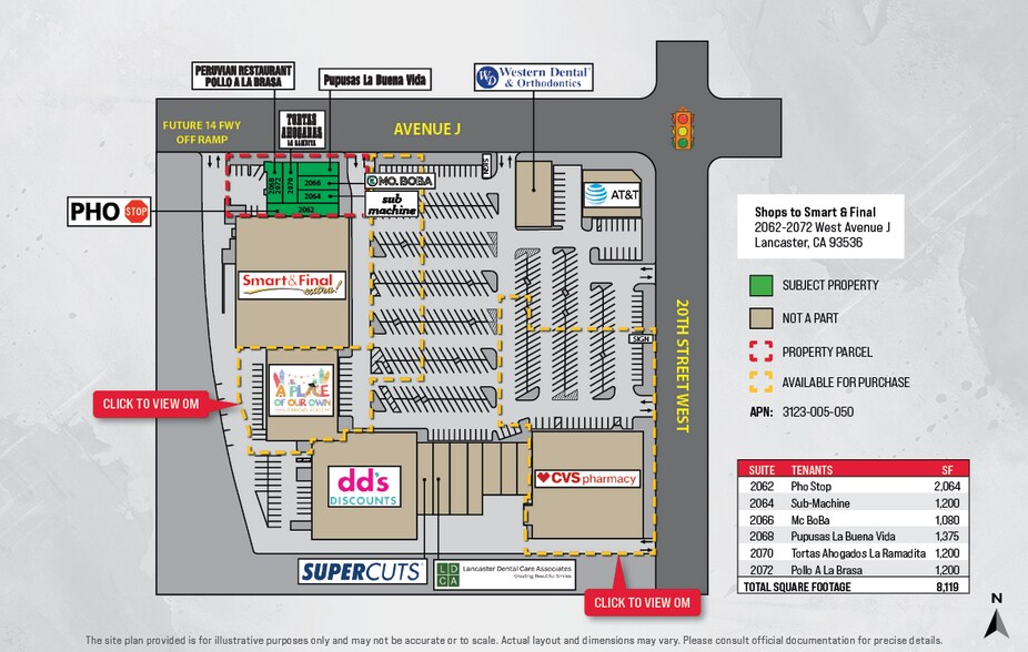 More Photos Of 2062-2072 W Avenue J, Lancaster Restaurant For Sale