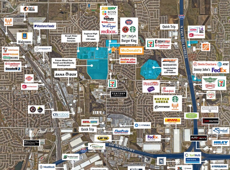 More Photos Of 1664 Basswood Blvd, Fort Worth Fast Food For Sale