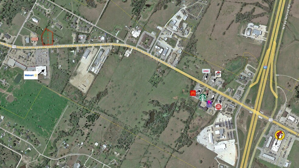 More Photos Of 1623 & 1677 East Main Street Hwy, Madisonville Land For Sale