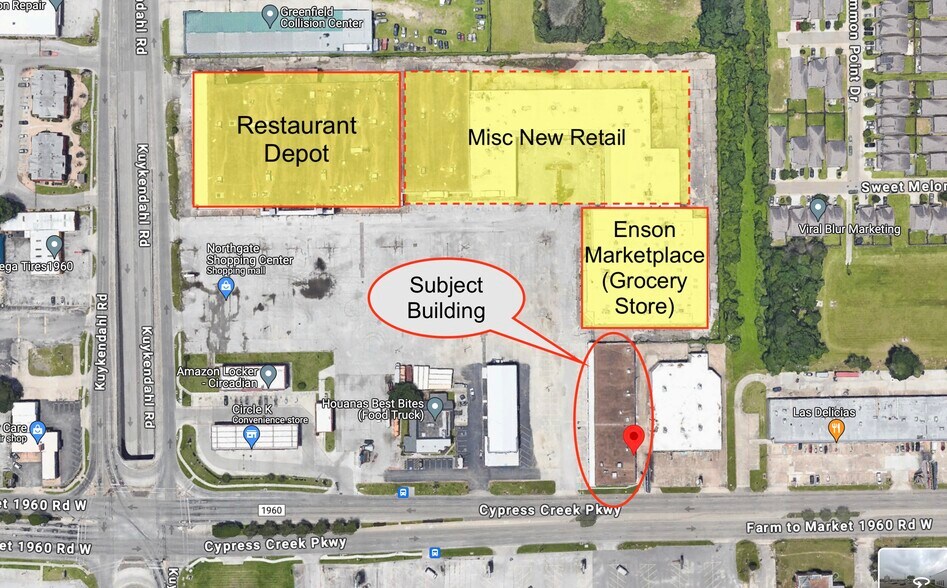 More Photos Of 2204 Cypress Creek Pkwy, Houston General Retail For Lease