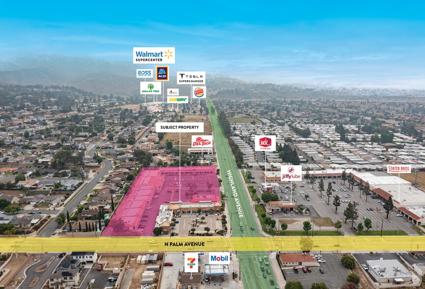 More Photos Of 3644-3694 E Highland Ave, Highland General Retail For Sale