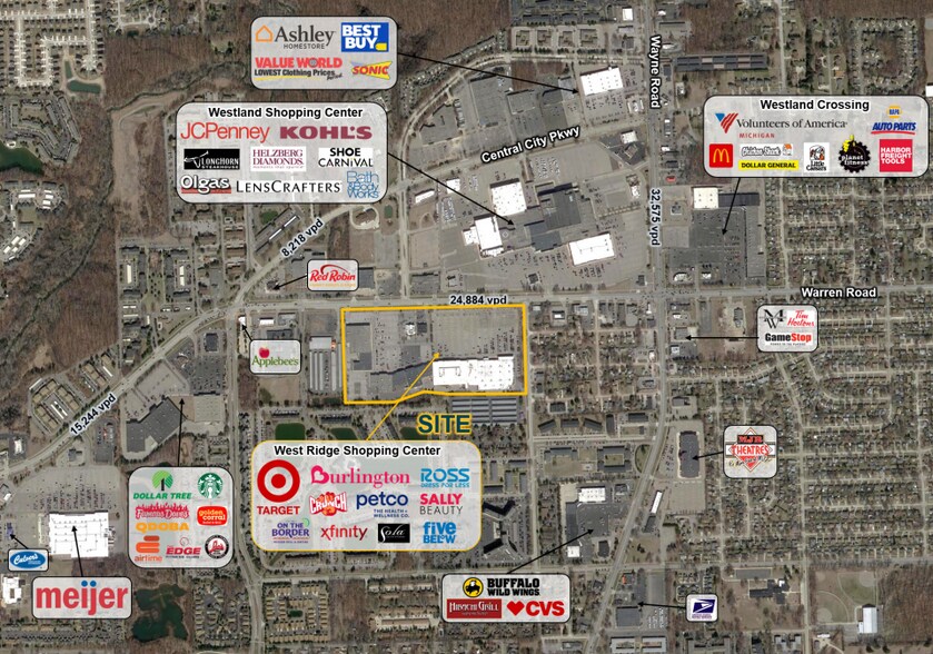 More Photos Of 35401-35745 Warren Rd, Westland Unknown For Lease