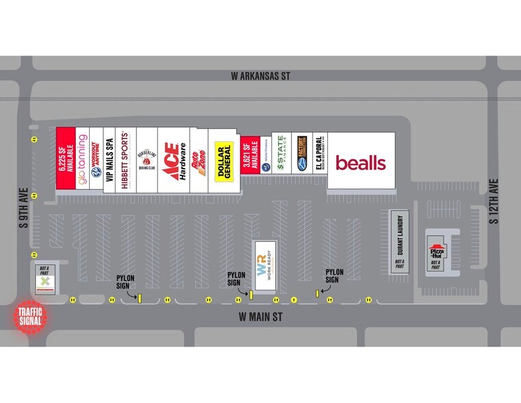 More Photos Of 919 W Main St, Durant Unknown For Lease