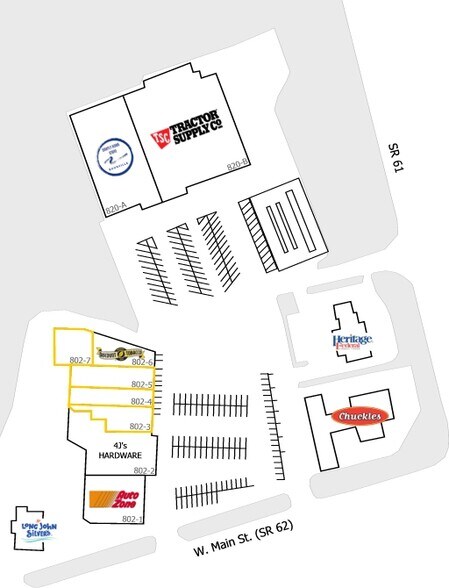 More Photos Of 802-820 W Main St, Boonville Storefront For Lease